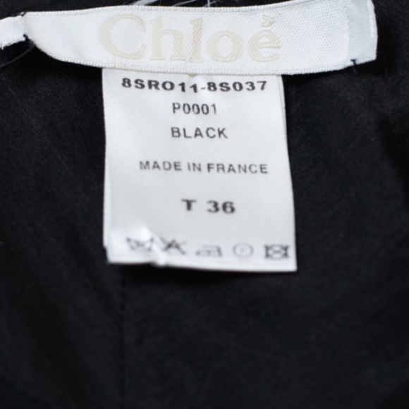 Chloe Silk Cutout Open Back Dress Little Black Small Backless LBD - Picture 8 of 11